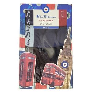 Ben Sherman Men's Microfiber Boxer Briefs 4 Pairs NWT!